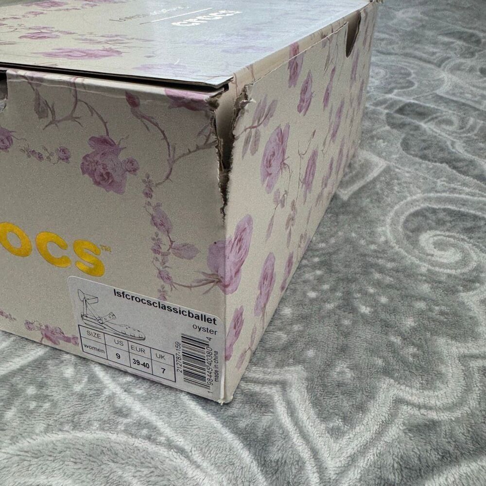 NWT LoveShackFancy x Crocs Classic Ballet Flat - Picture 6 of 6